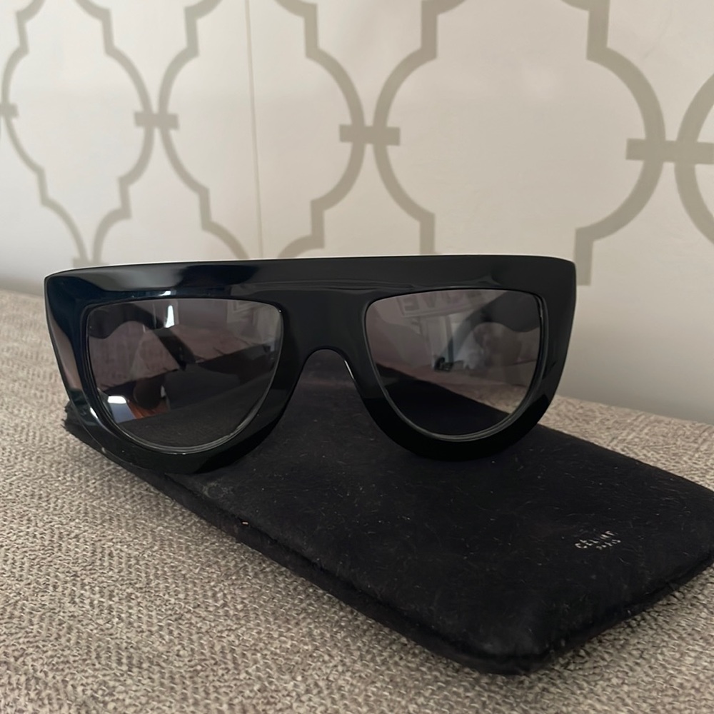 Black Celine aviators great condition